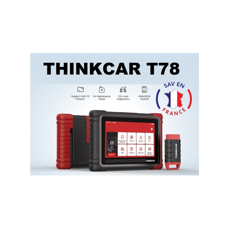 Valise diagnostic Thinkcar Thinktool T78 EU